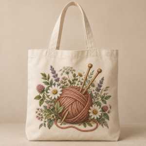 Knitting Club Tote