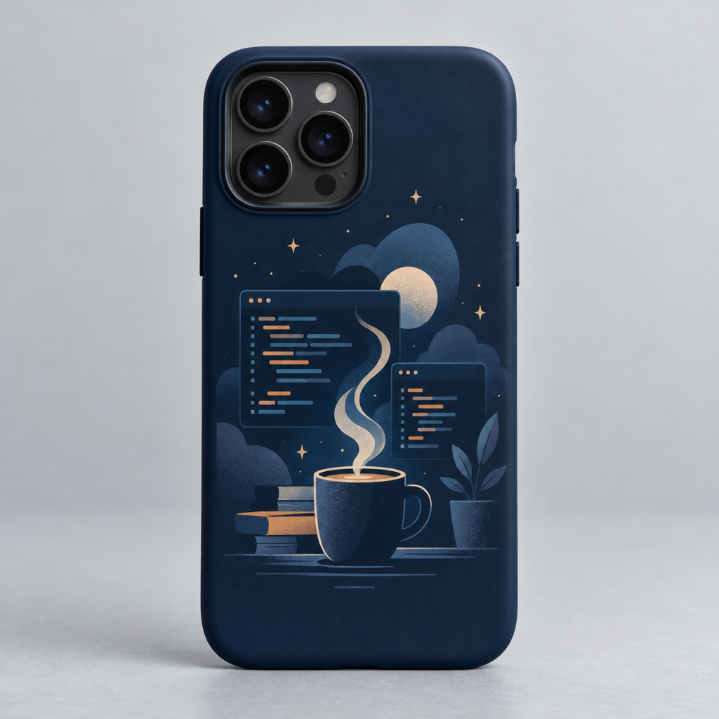 Code and Coffee Phone Case